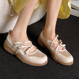 COMFORTABLE BOW TIE BALLET SNEAKERS