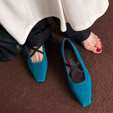 VINTAGE SQUARE TOE MARY JANE FLAT