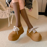 COMFORTABLE FLAT PLATFORM SHOES FOR WOMEN