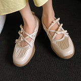 COMFORTABLE BOW TIE BALLET SNEAKERS