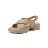 COMFORTABLE FLAT PLATFORM SANDALS FOR WOMEN