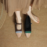 POINTED TOE MARY JANE FLAT