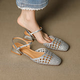 SILVER-CLOSED-TOE-SINGBACK-SANDALS-FLAT