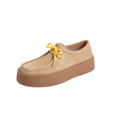 RETRO FLAT PLATFORM CASUAL SNEAKERS FOR WOMEN