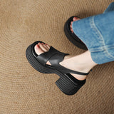 COMFORTABLE HIGH PLATFORM SANDALS
