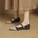 POINTED TOE MARY JANE FLAT
