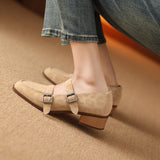 VINTAGE LEOPARD MARY JANE HEEL SHOES