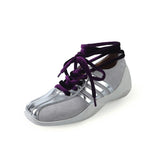 SQUARE TOE PLATFORM DESIGNER MARY JANE SNEAKERS BALLET