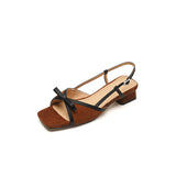SUARE-TOE-SINGBACK-SANDALS-HEEL-LADIES