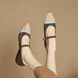 POINTED TOE MARY JANE FLAT