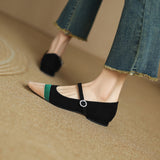 POINTED TOE MARY JANE FLAT