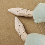 POINTED TOE MARY JANE FLAT
