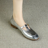 SILVER-LOAFER-FLAT-FOR-WOMEN