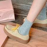 UGLY RETRO FLAT PLATFORM CASUAL SNEAKERS FOR WOMEN