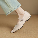 POINTED TOE MARY JANE FLAT
