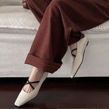 VINTAGE SQUARE TOE MARY JANE FLAT