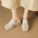 Women's Espadrille Slide Sandals Wedge Platform