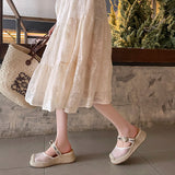 espadrille slide sandals for women