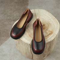 LADIES-COMFORTABLE-LOW-HEEL-LOAFERS-SHOES