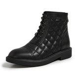 LADIES-LEATHER-LACE-UP-ANKLE-BOOTS-LOW-HEEL