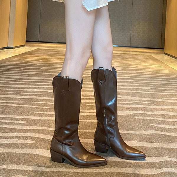 LEATHER-TALL-BOOTS-WITH-HEEL-BROWN