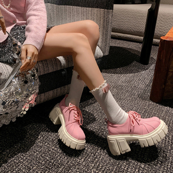 FASHION CHUNKY PLATFORM SHOES FOR WOMEN
