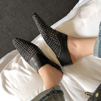 HOLIDAY SIMPLE WOVEN SLIPPER SANDALS