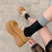 COMFORTABLE FLAT PLATFORM SHOES FOR WOMEN