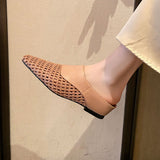 HOLIDAY SIMPLE WOVEN SLIPPER SANDALS