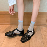 VINTAGE CLOSED TOE FISHER SANDALS FOR LADIES