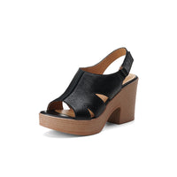 COMFORTABLE HIGH HEEL SANDALS PLATFORM FOR WORK