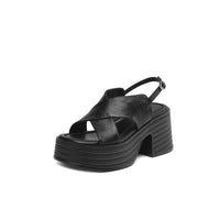COMFORTABLE PLATFORM HEELS SANDALS