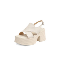 COMFORTABLE HIGH PLATFORM SANDALS