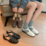 VINTAGE CLOSED TOE FISHER SANDALS FOR LADIES