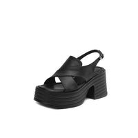 COMFORTABLE HIGH PLATFORM SANDALS