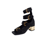 COOL BLOCK HEEL GLADIATOR BOOT SANDALS FOR LADIES