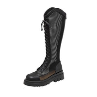 SUMMER FLAT PLATFORM LONG BOOTS FOR WOMEN