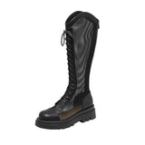 SUMMER FLAT PLATFORM LONG BOOTS FOR WOMEN