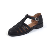 VINTAGE CLOSED TOE FISHER SANDALS FOR LADIES