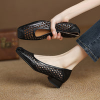 FASHION HOLLOW OUT SLIP ON SHOES
