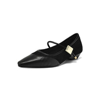 VINTAGE SQUARE TOE LOW HEEL MARY JANES