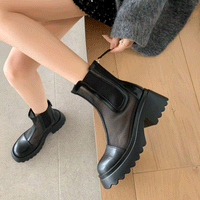 BLACK-MESH-BOOTS-SANDALS