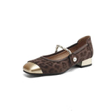 LEOPARD MARY JANE HEELS