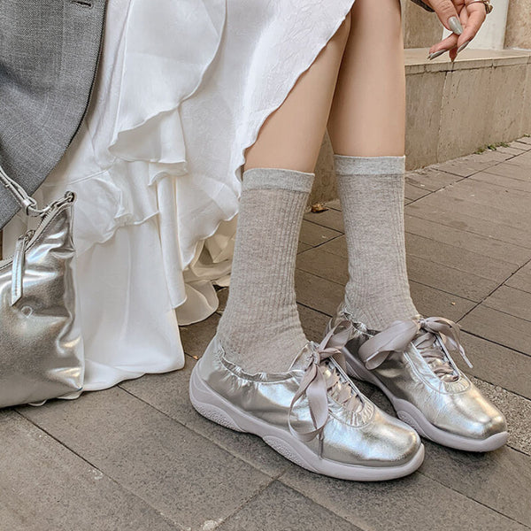 FASHION LACE-UP SNEAKERS for WOMEN