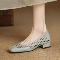 FASHION HOLLOW OUT SLIP ON SHOES
