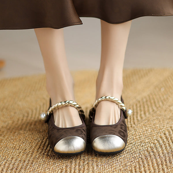 LEOPARD MARY JANE HEELS