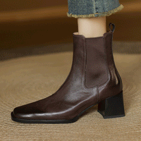 Ladies-Leather-Chelsea-Boots