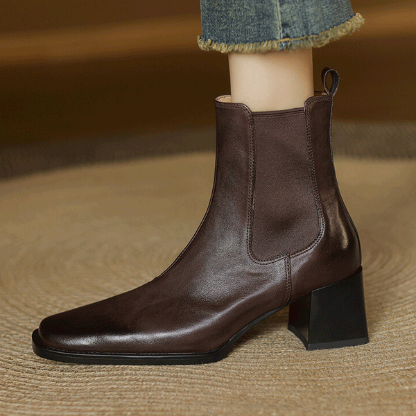 Ladies-Leather-Chelsea-Boots