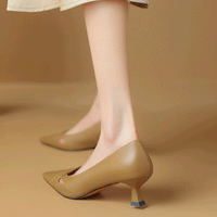 POINTED-TOE-MID-HEEL-SHOES