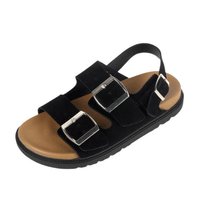 CLASSY BUCKLES SANDALS FLAT